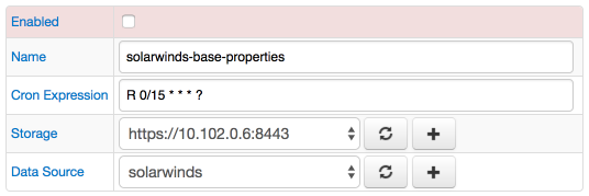 JDBC job settings